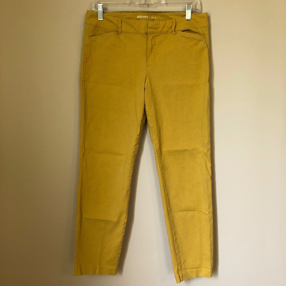 EUC Women's Golden Yellow Ankle Pants Size 8